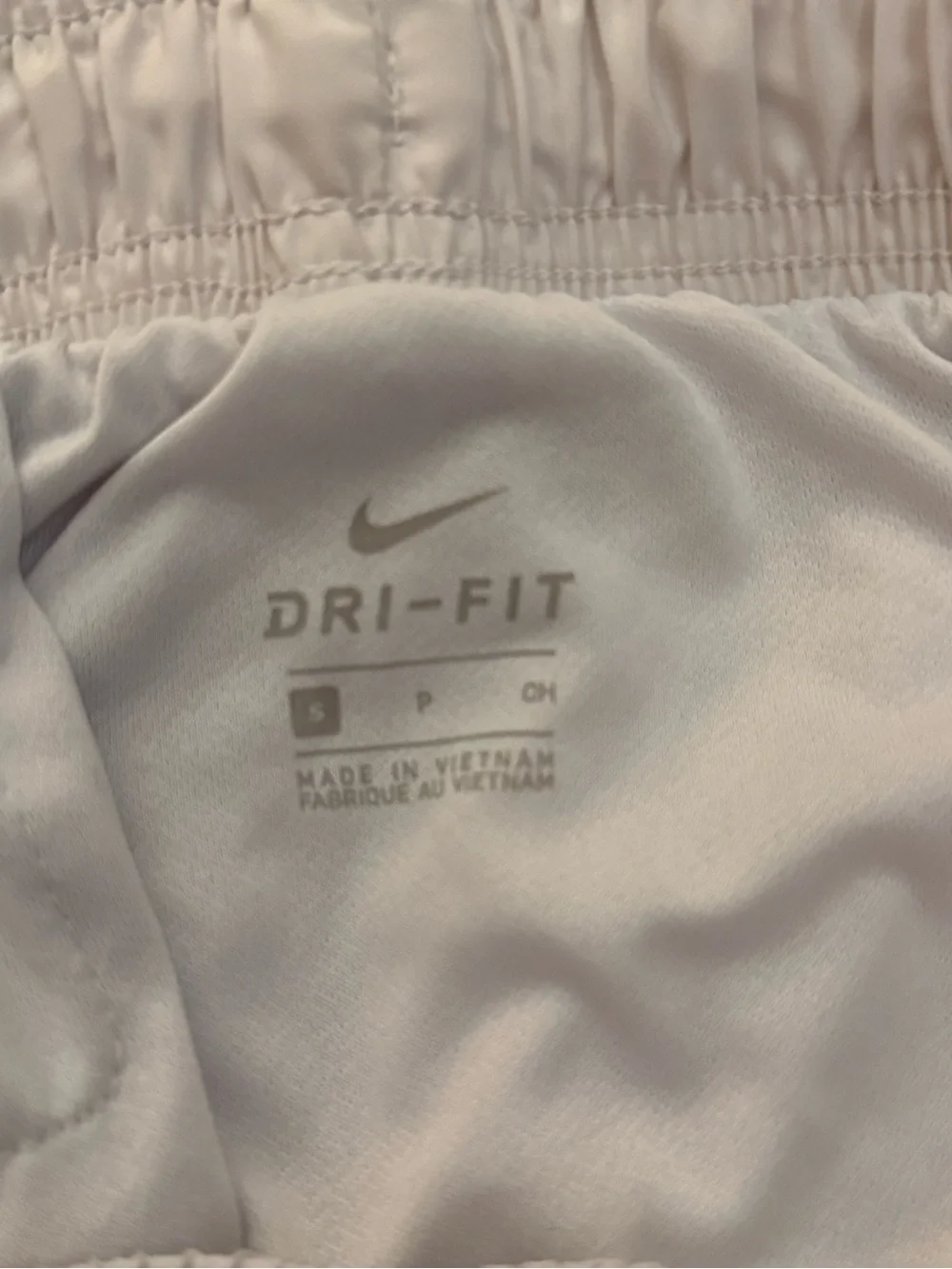 Nike Women's Dri-FIT Tempo Running Shorts - White / Navy (Size S)